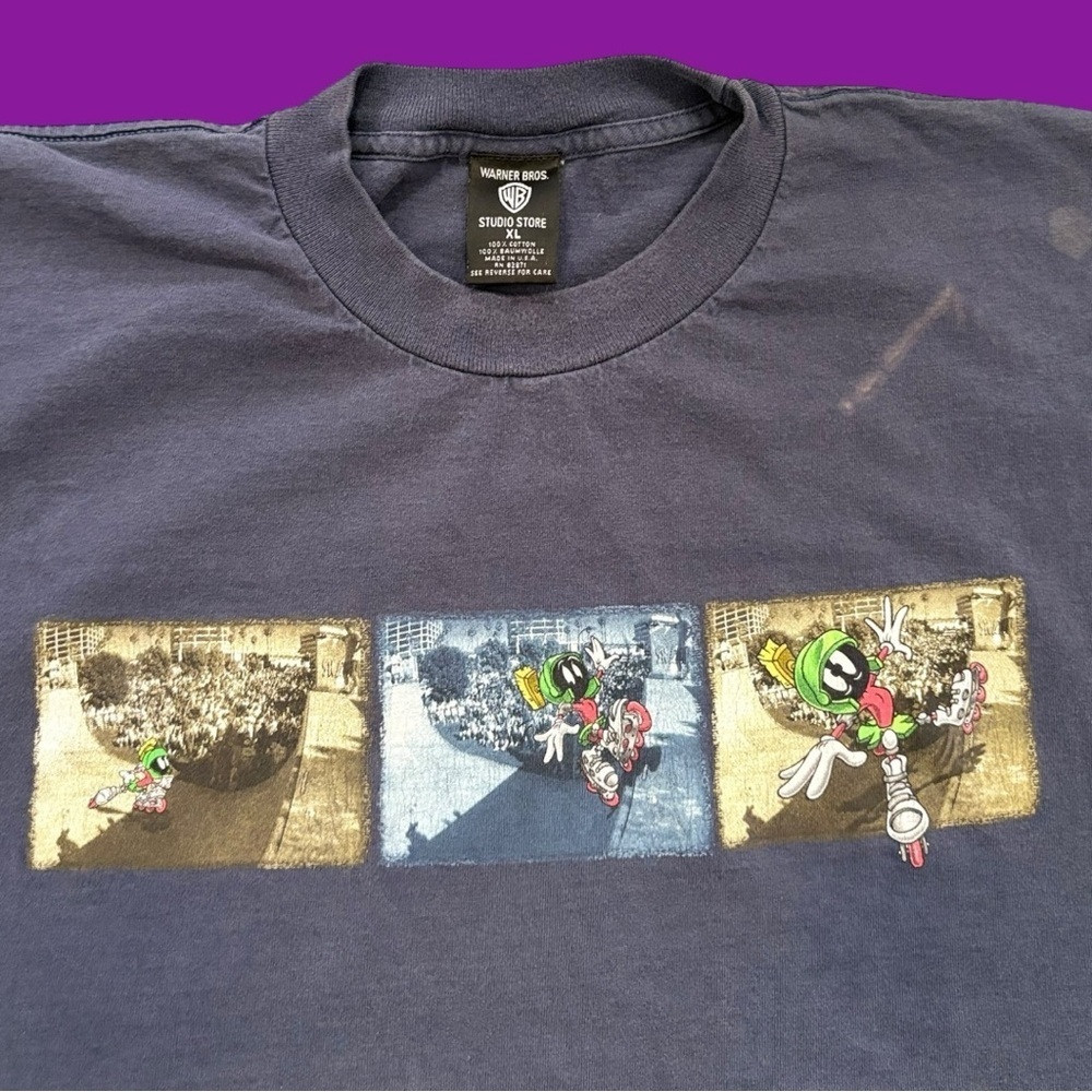 90s Marvin the Martian Skate Tee - Picture 3 of 4